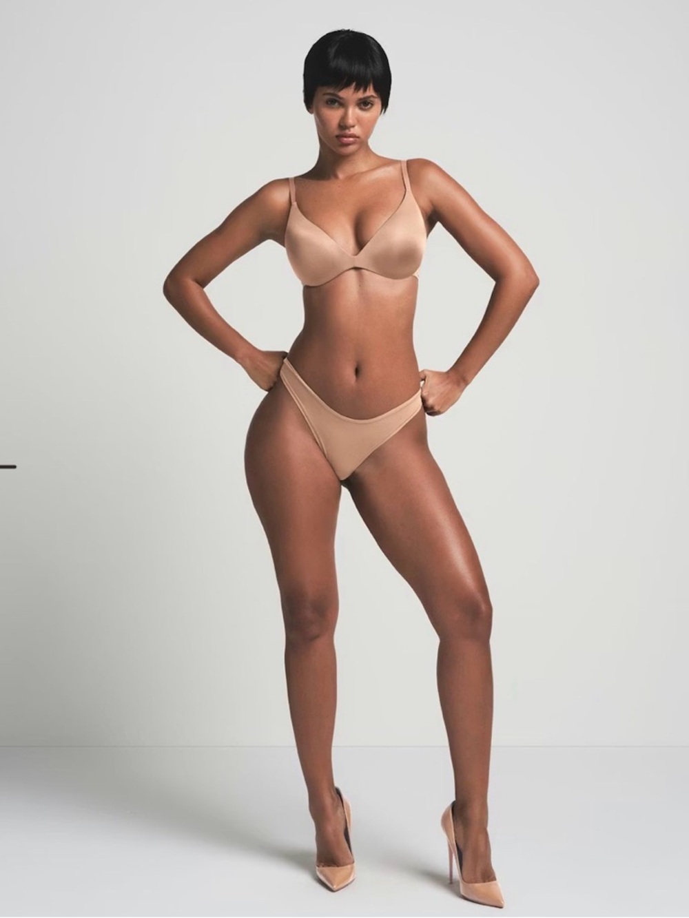 SKIMS Super push-up bra wireless in sienna
